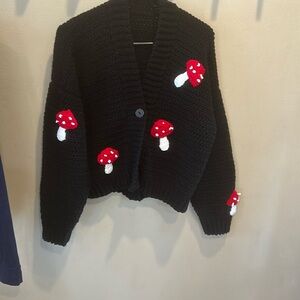 Handmade mushroom sweater